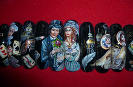 1st place at the European Championships in Prague, 2009 in the category "Art painting nails»
