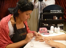 nail artist and trainer Inna Gorodnova