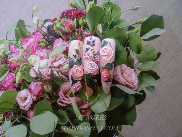 Acrylic Nail Design training courses. Roses. Macy's. Florists.