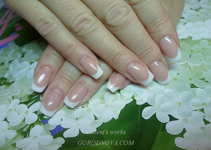 Nail Technician Course, french, nail extension training