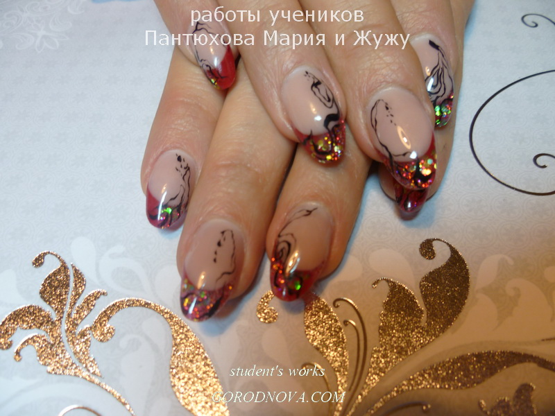 C 6 по 10 января в Москве состоялся авторский курс по наращиванию и дизайну ногтей акрилом