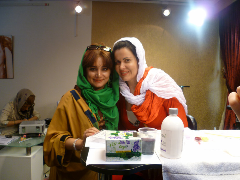 w Teheranie (Iran) odbyly sie warsztaty na na materialach «Reforma» ® nа temat „Modelowanie i stylizacja paznokci”